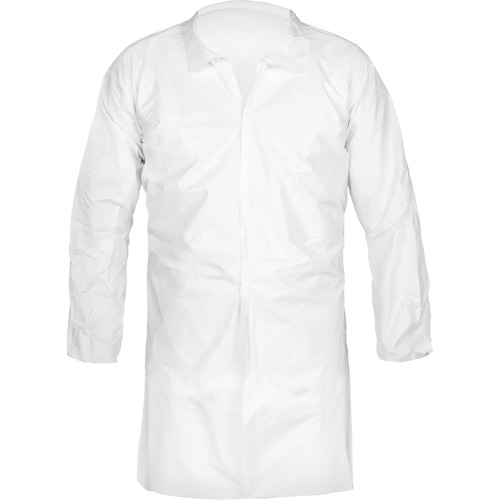 MicroMax NS Lab Coat, Microporous, White, Medium Ontario Packaging