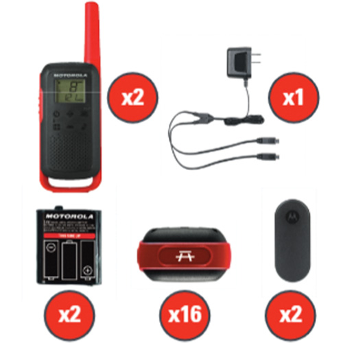 TalkAbout Two-Way Radios, FRS Radio Band, 22 Channels, 32 km Range Ontario Packaging