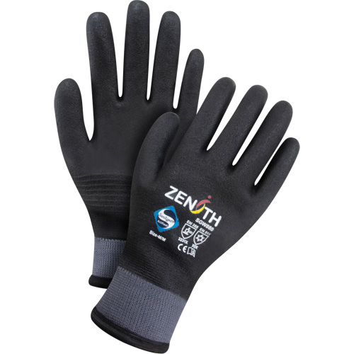 Gants enduits ZX-30° de premi&egrave;re qualit&eacute;, Moyen, R&ecirc;vetement Mousse de PVC, Calibre 15, Enveloppe en Nylon Ontario Packaging