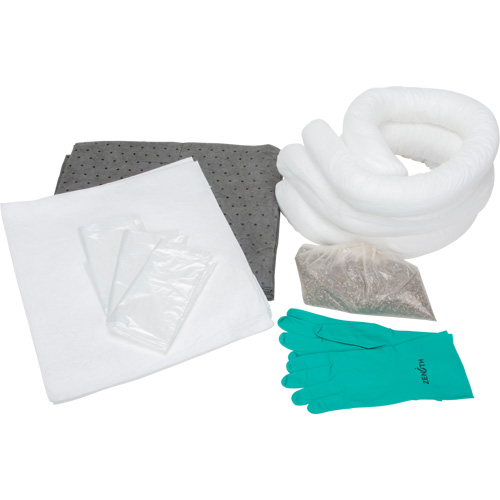 Spill Kit, Oil Only/Universal, Bag, 10 US gal. Absorbancy Ontario Packaging