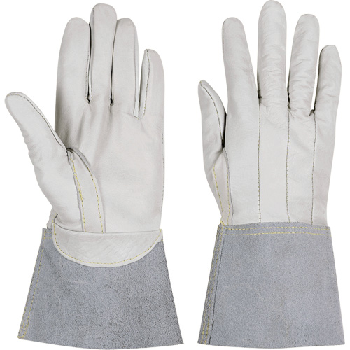 852 Ranpro&reg; FR White Stags TIG Gloves, Full Grain Calfskin, Size Small Ontario Packaging