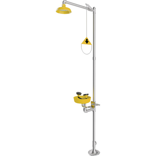 Combination Emergency Shower & Eyewash Station, Pedestal Ontario Packaging
