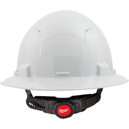 Full Brim Hardhat, Meets CSA Type 1, Ratchet Suspension, Vented Ontario Packaging
