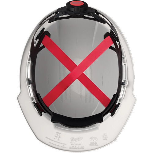 Casque de s&eacute;curit&eacute; &agrave; bordure avant, R&eacute;pond aux normes CSA type 1, Suspension Rochet, Non ventil&eacute; Ontario Packaging