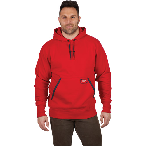 Heavy-Duty Pullover Hoodie, Men's, Small, Red Ontario Packaging