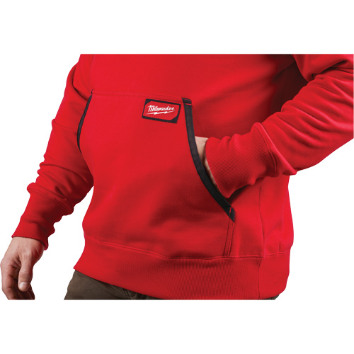 Heavy-Duty Pullover Hoodie, Men's, Small, Red Ontario Packaging
