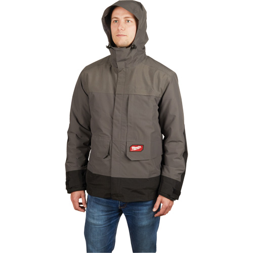 Blouson imperm&eacute;able Hydrobreak, Hommes, 3T-Grand, Gris Ontario Packaging
