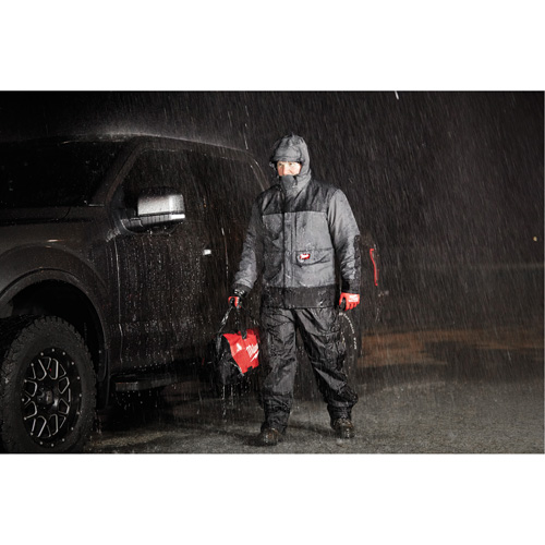 Blouson imperm&eacute;able Hydrobreak, Hommes, 3T-Grand, Gris Ontario Packaging