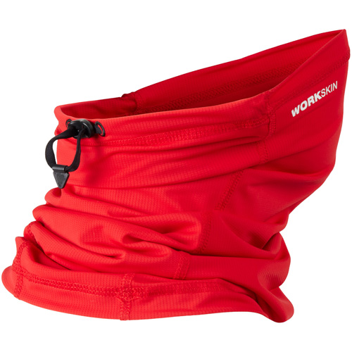 Workskin Neck Gaiter, Red, Polyester Ontario Packaging