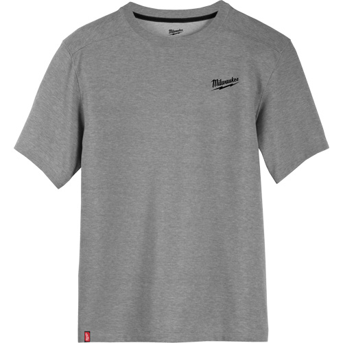 Hybrid Work Tee Shirt, Men's, Small, Grey Ontario Packaging