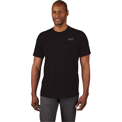 Hybrid Work Tee Shirt, Men's, Small, Black Ontario Packaging
