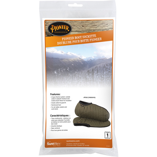 P305 Doublures de bottes, Unisexe, 36, Vert, Coton Ontario Packaging