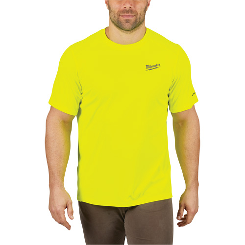 Workskin Lightweight High Visibility Shirt, Men's, Small, Yellow Ontario Packaging