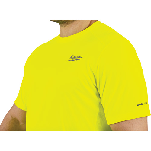 Workskin Lightweight High Visibility Shirt, Men's, Small, Yellow Ontario Packaging