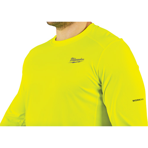 Workskin Lightweight High Visibility Shirt, Men's, Small, Yellow Ontario Packaging