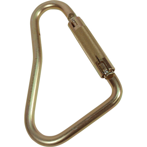 Offset D-Shaped Carabiner, Steel, 5000 lbs Capacity Ontario Packaging