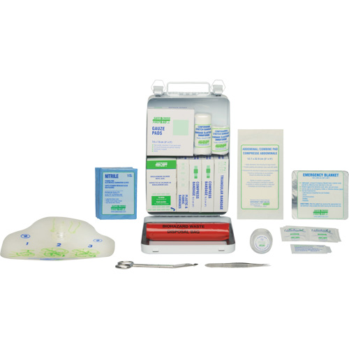 Basic 16 Unit First Aid Kit, Meets CSA Z1220-17 Type 2 Low-Risk Environment, Small (2-25 Workers) Ontario Packaging