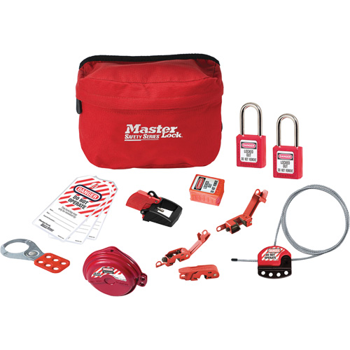 Standard Lockout Kit with Zenex Thermoplastic Locks, Electrical/Valve Kit, 14 Components Ontario Packaging