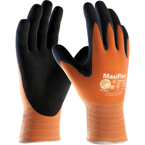 ATG MaxiFlex&reg; Active Seamless Knit Gloves, X-Small, Nitrile Coating, 15 Gauge, Lycra&reg;/Elastane Shell Ontario Packaging