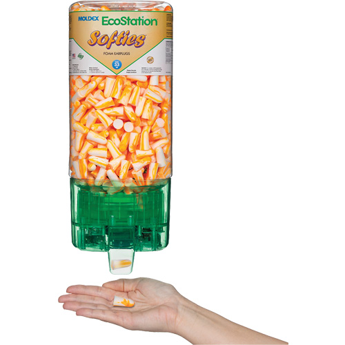 Ensemble de distributeur sans contact EcoStation de bouchons d'oreilles Softies Ontario Packaging