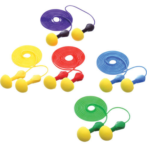 E-A-R Express Pod Plugs Earplugs, Corded, Bulk - Pillow Pack, 25 dB NRR, One-Size Ontario Packaging