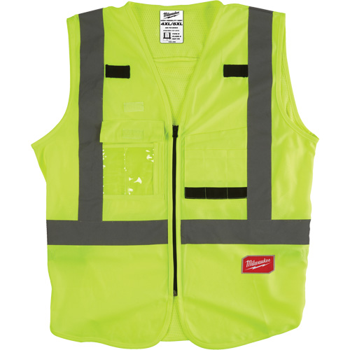 Safety Vest, High Visibility Lime-Yellow, Medium/Small Ontario Packaging