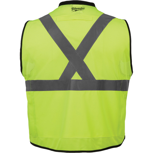 Performance Safety Vest, High Visibility Lime-Yellow, 4X-Large/5X-Large Ontario Packaging