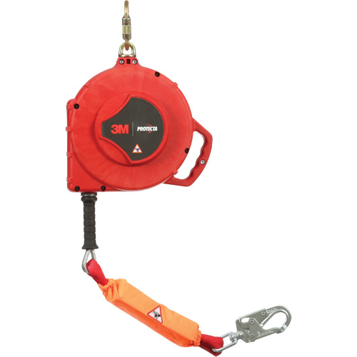 Rebel Self Retracting Lifeline, 50', Galvanized Steel, Swivel Ontario Packaging