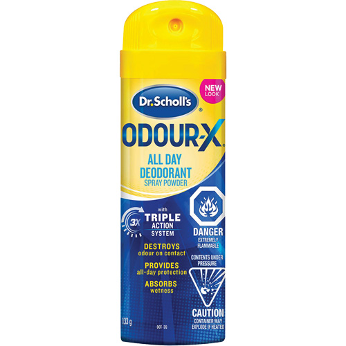 Dr. Scholl's&reg; Odour Destroyers&reg; All-Day Foot Deodorant Spray Powder Ontario Packaging