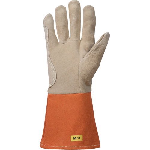 TIG Welding Gloves, Grain Deerskin, Size Medium Ontario Packaging