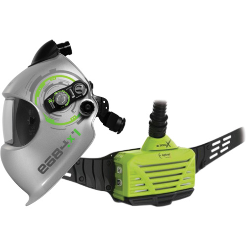 Syst&egrave;me APR motoris&eacute; sur ceinture pour soudage e3000x, Capuchon & visi&egrave;re/Masque de soudage, Pile Lithium-ion Ontario Packaging