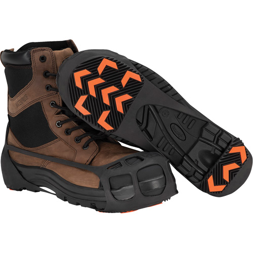 Aide &agrave; la traction sans crampons GripPro, Caoutchouc, Traction Rainur&eacute;, Moyen/Petit Ontario Packaging