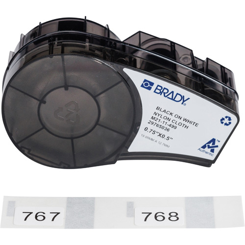 Aggressive Adhesive Multi-Purpose Labels with Ribbon, Black Ontario Packaging