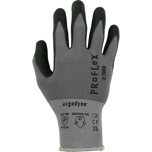 Gants enduits ProFlex 7000, Taille Petit, Calibre 15, Rev&ecirc;tement Mousse de nitrile, Enveloppe en Nylon/Spandex, ASTM ANSI niveau A1/EN 388 niveau 1/EN 388 niveau A Ontario Packaging