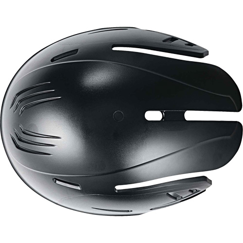 Skullerz 8950XL Bump Cap with Long Brim, Black Ontario Packaging