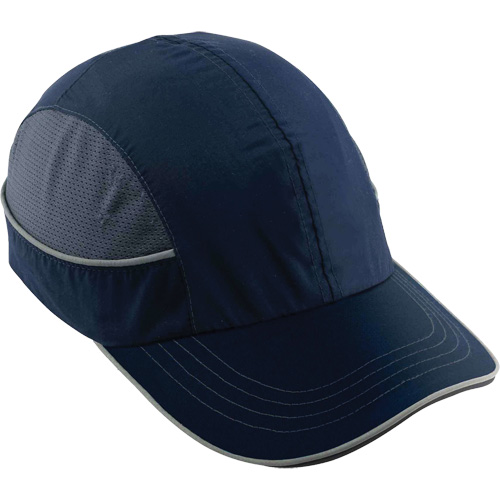 Skullerz 8950XL Bump Cap with Long Brim, Navy Blue Ontario Packaging