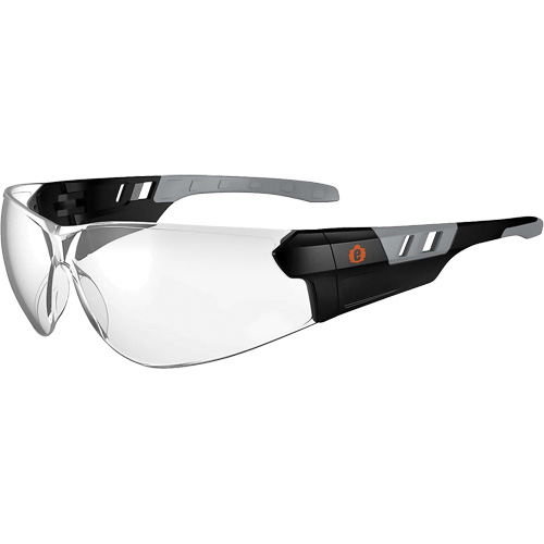 Skullerz SAGA Frameless Safety Glasses, Clear Lens, Anti-Fog/Anti-Scratch, ANSI Z87+/Meets/Exceeds CSA Z94.3 Ontario Packaging