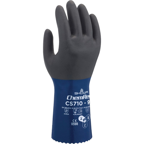 CS710 Chemical-Resistant Gloves, Size 7, 12" L, Polyester Ontario Packaging