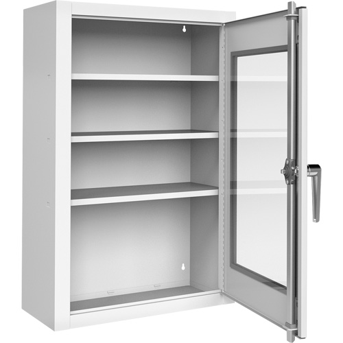 Armoire &agrave; pharmacie verrouillable avec porte en Plexiglas Ontario Packaging