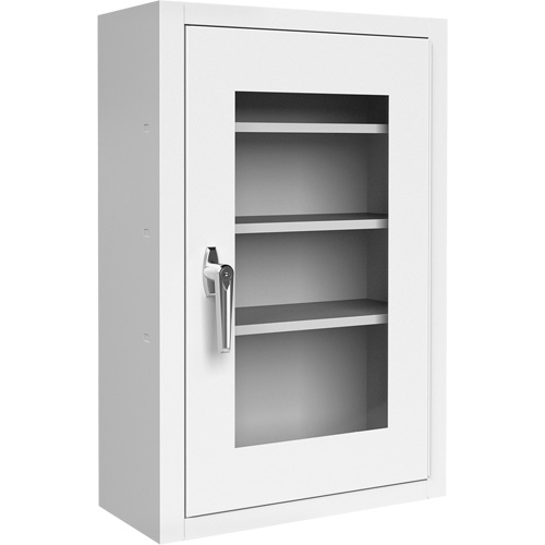 Armoire &agrave; pharmacie verrouillable avec porte en Plexiglas Ontario Packaging