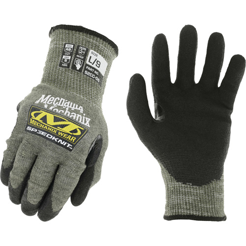 Gants de travail Speedknit, Taille 7, Calibre 13, Rev&ecirc;tement Ur&eacute;thane, Enveloppe en PEHP/Tungst&egrave;ne, ASTM ANSI niveau A9 Ontario Packaging