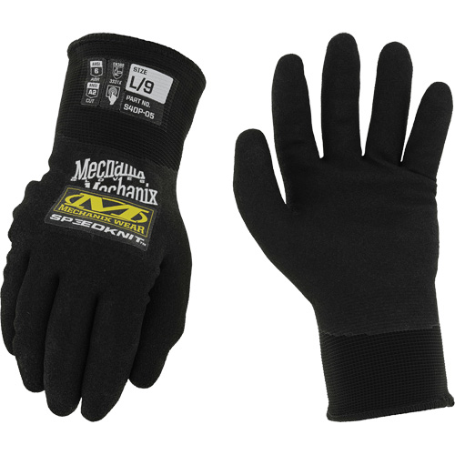 Gants thermiques Speedknit Thermal, Taille 7, Calibre 15, Rev&ecirc;tement Nitrile, Enveloppe en Nylon, ASTM ANSI niveau A2 Ontario Packaging