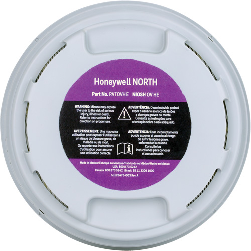 Cartouche filtre HEPA, Vapeur organique Ontario Packaging