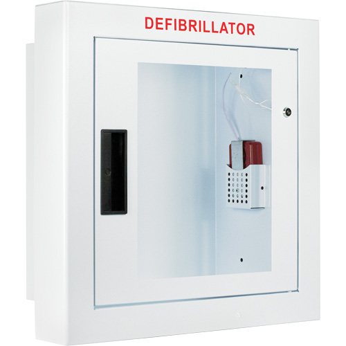 Semi-Recessed Large Cabinet with Alarm, Zoll AED Plus&reg;/Zoll AED 3/Cardio-Science/Physio-Control For, Non-Medical Ontario Packaging