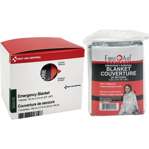 SmartCompliance&reg; Refill Emergency Blanket, Mylar Ontario Packaging
