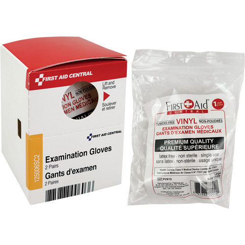 SmartCompliance&reg; Refill Examination Gloves, Vinyl, Powder-Free, Clear, Class 2 Ontario Packaging