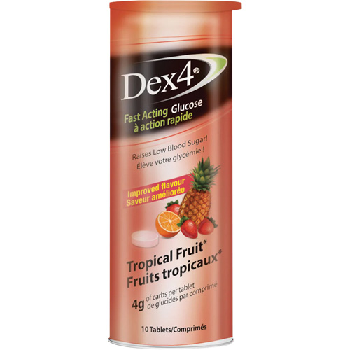 Comprim&eacute;s de glucose Dex4 Dynamic Ontario Packaging