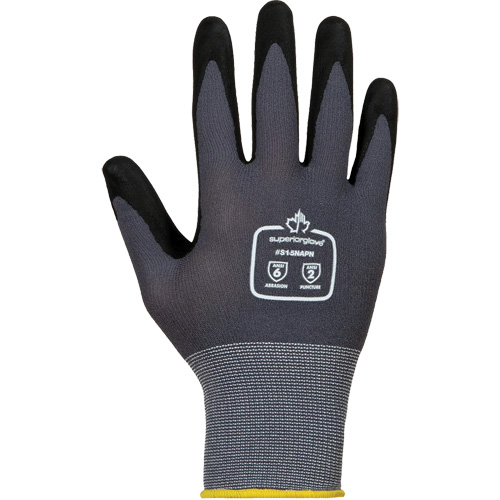 Gants anti-abrasion Dexterity, 2T-petit/5, R&ecirc;vetement Mousse de nitrile, Calibre 15, Enveloppe en Nylon/Coton Ontario Packaging