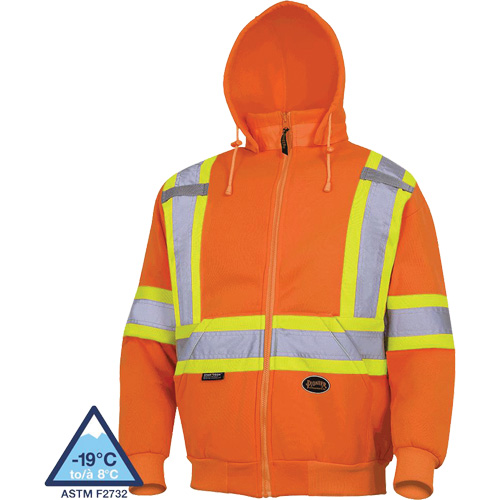 6924 Hoodie, Small, High Visibility Orange Ontario Packaging