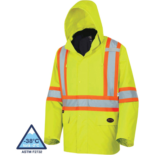 5633 Manteau 3 en 1 The Rock, Jaune lime haute visibilit&eacute;, T-petit Ontario Packaging